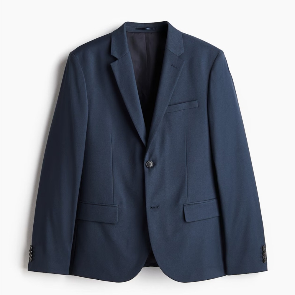 Almost NEW H&M Skinny Fit Men Suit Set - Blazer and Slacks